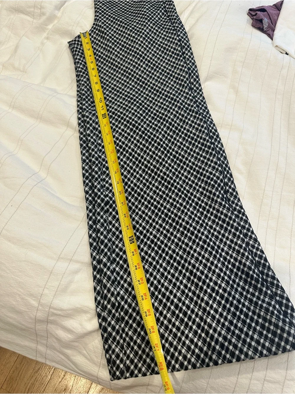 Spanx Black & White Checkered Dress Pants
